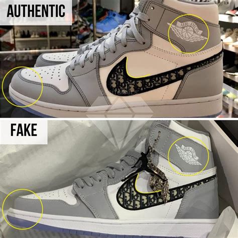 dior jordan low fake vs real|counterfeit jordan 1 high.